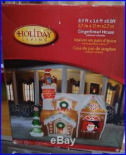 GIANT Christmas Gingerbread House Inflatable NEW! 8 feet tall with lights