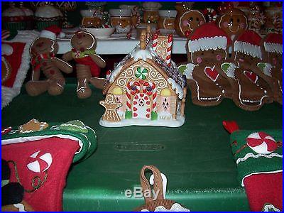 GINGERBREAD AND MORE GINGERBREAD! 45 PIECE WHOLE LOT FROM CRACKER BARREL STORE