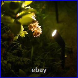 GOODSMANN Low Voltage Landscape Spotlights Replaceable 3W LED 8PK, Dark Brown