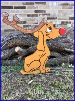 GRINCH Stealing the CHRISTMAS Lights MAX the Red Nose Reindeer Yard Art Decor R GRINCH Stealing the CHRISTMAS Lights MAX the Red Nose Reindeer Yard Art Decor R