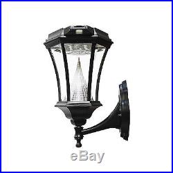 Gama Sonic Victorian Motion-Sensing Solar Post and Wall Light