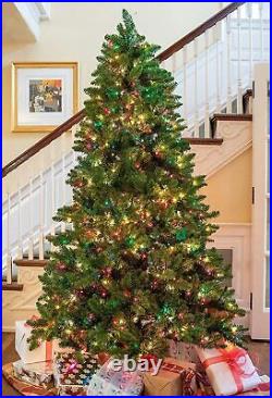 Garden Elements 7.5′ Spruce Tree with 1200 Multi-Colored Lights