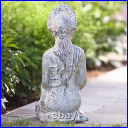 Garden Statue & Bird Bath-Handcrafted Spiritual Garden Décor with Elegant Design