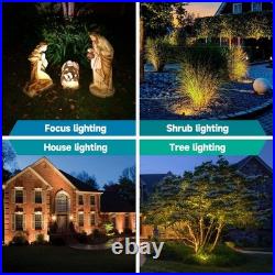 Gardencoin Solid Brass Outdoor Landscape Spotlights, 12V Heavy 4 pack, Bronze