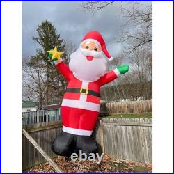 Gemmy 16 Ft Santa Airblown Inflatable 2021 Walmart Exclusive Works Lights