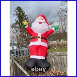 Gemmy 16 Ft Santa Airblown Inflatable 2021 Walmart Exclusive Works Lights