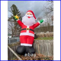 Gemmy 16 Ft Santa Airblown Inflatable 2021 Walmart Exclusive Works Lights