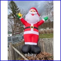 Gemmy 16 Ft Santa Airblown Inflatable 2021 Walmart Exclusive Works Lights
