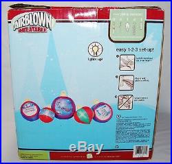 Gemmy 2008 Airblown Inflatable 10ft Long Ornament Holiday Christmas Scene NEW