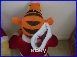 Gemmy 28 Winnie the Pooh & Tigger Door Greeters Disney Plush Christmas Decor