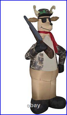 Gemmy 6′ Airblown Holiday Hunting Buck Christmas Inflatable Yard Decor