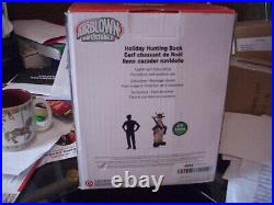 Gemmy 6' Airblown Holiday Hunting Buck Christmas Inflatable Yard Decor