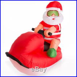 Gemmy 6' Yard-Decor Christmas Outdoor Decoration Inflatable Lighted-Santa-Claus