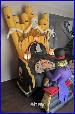Gemmy 7′ Foot Tall Creepy Organ Player Airblown Inflatable – Christmas ...