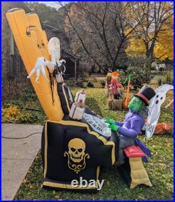 Gemmy 7′ Foot Tall Creepy Organ Player Airblown Inflatable