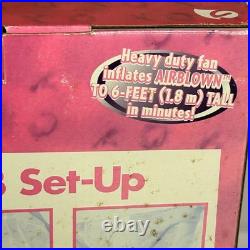 Gemmy Airblown Inflatable Valentine Monkey 6ft Tall Be My Valentine 41150