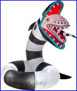 Gemmy Animated Airblown Sand Worm from Beetlejuice Giant WB, 10 ft Tall