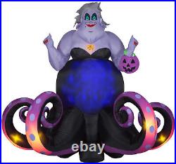 Gemmy Animated Projection Airblown Ursula Disney, 6 ft Tall, Black