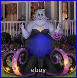 Gemmy Animated Projection Airblown Ursula Disney, 6 ft Tall, black PreOrder