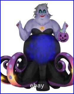 Gemmy Animated Projection Airblown Ursula Disney, 6 ft Tall, black PreOrder