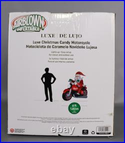 Gemmy Christmas Airblown Inflatable Inflatable Luxe Santa 5.5 ft Tall