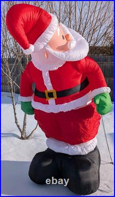 Gemmy Christmas Santa Mooning Animated 6 Tested Working Illuminated Lights Box