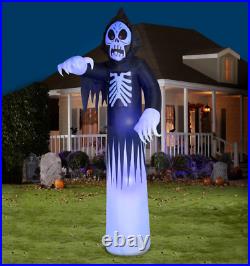 Gemmy Halloween 12 ft Flickering Short Circuit Reaper Airblown Inflatable NIB