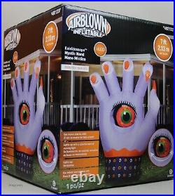 Gemmy Halloween 7 ft Mystic Hand Airblown Inflatable NIB
