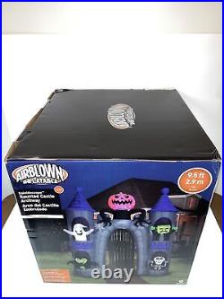 Gemmy Halloween 9.5 ft Kaleidoscope Haunted Castle Archway Inflatable New In Box