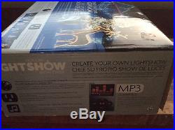 Gemmy Holiday Christmas Lightshow Light And Sound With Timer Compatible MP3 iPod