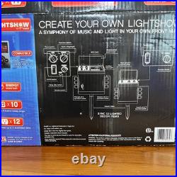 Gemmy Holiday Lightshow Music and Light Show Control Box System 12 Outlets 80232