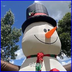 Gemmy Holiday Living 12' Tall Inflatable Snowman 0670240 Christmas Original Box