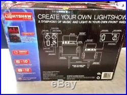 Gemmy Holiday Musical Light Show with Extra Control Box New Open Box
