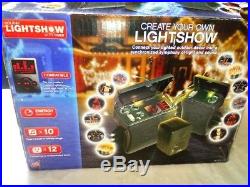 Gemmy Holiday Musical Light Show with Extra Control Box New Open Box