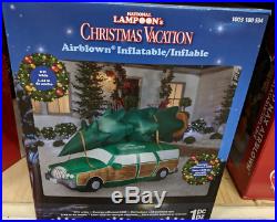Gemmy Inflatable National Lampoons Christmas Vacation Station Wagon 8Ft Wide