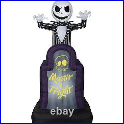 Gemmy Inflatable Nightmare Before Christmas Master of Fright Jack Skellington LE