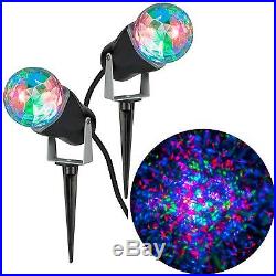 Gemmy LED Spotlight Kaleidoscope Red, Green, and Blue (RGB) Combo Pack