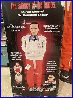 Gemmy Life Size Hannibal Lecter Animatronic from Silence of the Lambs (RARE)