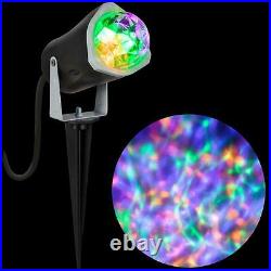 Gemmy LightShow Fire and Ice OPG Orange Purple Green Projection Stake Spot Light