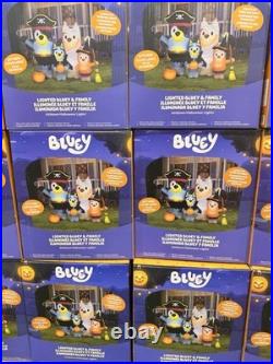 Gemmy Lighted Bluey & Family Halloween Inflatable (2-meter / 8-foot wide)
