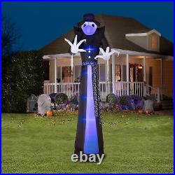 Gemmy Lightshow Airblown ShortCircuit Victorian Reaper Giant, 12 ft Tall