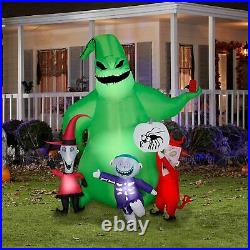 Gemmy Oogie Boogie Nightmare Before Christmas Airblown Inflatable Led Lights