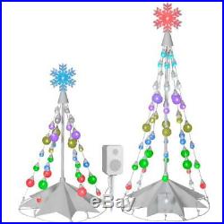 Gemmy Orchestra Lights 66Christmas Tree Light Color Changing Musical Bluetooth
