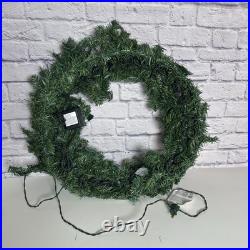 Gemmy Orchestra of Lights 27 Wreath 24 LED Color-Changing Lights Rare 1041141