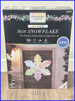 Gemmy Orchestra of Lights 36.22 inch Color-Changing Freestanding Snowflake LED Gemmy Orchestra of Lights 36.22 inch Color-Changing Freestanding Snowflake LED