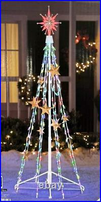 Gemmy Orchestra of Lights 6 ft 156 LED Color Changing Christmas Tree Lightshow
