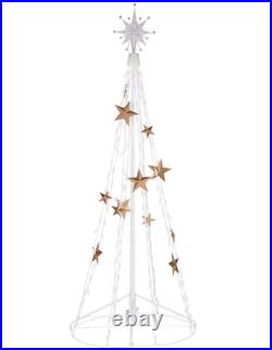 Gemmy Orchestra of Lights 6 ft 156 LED Color Changing Christmas Tree Lightshow