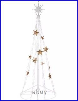 Gemmy Orchestra of Lights 6 ft 156 LED Color Changing Lights Tree New 5969251