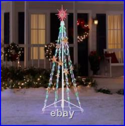 Gemmy Orchestra of Lights 6 ft Color Changing Lights Christmas Tree New 2024