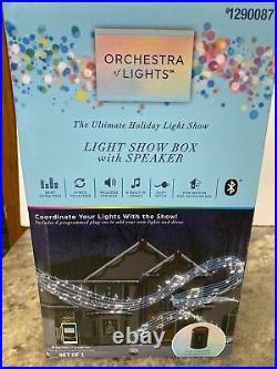 Gemmy Orchestra of Lights Holiday Lightshow Music 6 Outlet Show Box with Speaker